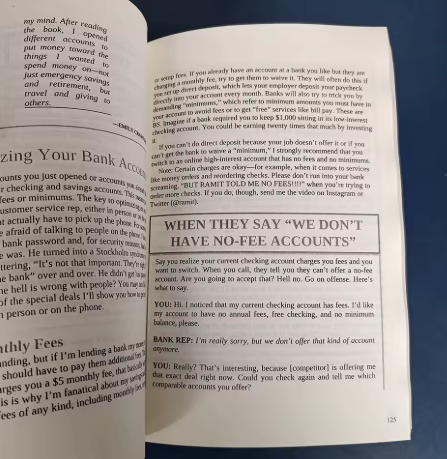 I Will Teach You To Be Rich